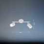 Spot Vano 21356 3000K 2x4W/GU10 640 lm IP20 od Fischer&Honsel