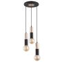 Lampa wisząca BOLID 62217 3x60W/E27 od Alfa