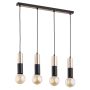 Lampa wisząca BOLID 62218 4x60W/E27 od Alfa