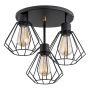 Lampa sufitowa Tuet 62351 3x60W/E27 IP20 od Alfa