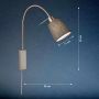 Kinkiet Wolke 30323 1x10W/E14 IP20 od Fischer&Honsel