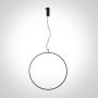 Lampa wisząca Decorative 63152B/B/W 3000K 1x30W/LED 2100lm IP20 od One Light