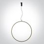 Lampa wisząca Decorative 63152C/B/W 3000K 1x40W/LED 2800lm IP20 od One Light