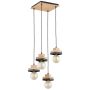 Lampa wisząca MIKO 63412 4x15W/E27 od Alfa