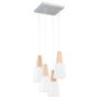 Lampa wisząca Morina 63157 4x60W/E27 IP20 od Alfa