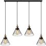 Lampa wisząca NEW YORK LOFT LA034/CL4_smoky 4x40W/E27 IP20 od Altavola Design