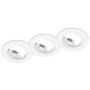 Downlight wpuszczany JURA 650100331 3x15w/gu10 ip20 od Trio
