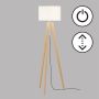 Lampa podłogowa SHINE-WOOD 40478 3x40W/E27 IP20 od Fischer&Honsel