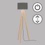 Lampa podłogowa SHINE-WOOD 40517 3x40W/E27 IP20 od Fischer&Honsel