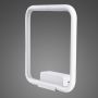 Kinkiet Ledowe kwadraty LA079/W_in_3k_white 3000K 1x15W/LED 900lm IP44 od Altavola Design