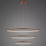 Lampa wisząca Ledowe okręgi LA075/P_80_in_3k_copper 3000K 3x68W/LED 4100lm IP44 od Altavola Design