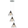 Lampa wisząca NEW YORK LOFT LA034/CO3_smoky_chrom 3x40W/E27 IP20 od Altavola Design
