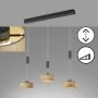 Lampa wisząca SHINE-WOOD 61093 2700K 3x9W/LED 2900 lm IP20 od Fischer&Honsel