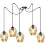 Lampa wisząca LEVEL 5 BL MIODOWY 758/5 5x60W/E27 IP20 od Emibig