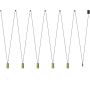 Lampa wisząca MORE EYE 7608 5x10W/GU10 IP20 od Nowodvorski