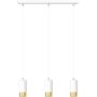 Lampa wisząca FUMIKO 3 WH/GOLD 815/3 3x30W/GU10 IP20 od Emibig