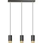 Lampa wisząca FUMIKO 3 BL/GOLD 817/3 3x30W/GU10 IP20 od Emibig