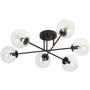 Lampa sufitowa BRENDI 6B BL TRANSPARENT 831/6B 6x40W/E14 IP20 od Emibig