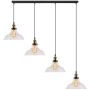 Lampa wisząca NEW YORK LOFT LA040/CL4_clear 4x40W/E27 IP20 od Altavola Design