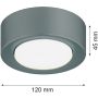 Lampa sufitowa ELORA 8917 1x12W/GX53 ip20 od Argon