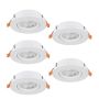 Downlight wpuszczany BARRANCO 902263 2700K, 4000K, 6500K 5x4.5W/LED 5X450lm ip20 od Eglo