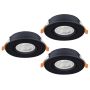 Downlight wpuszczany BARRANCO 902265 2700K, 4000K, 6500K 3x4.5W/LED 3X450lm ip20 od Eglo
