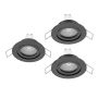 Downlight wpuszczany BARRANCO GU10 902251 3x4.5W/GU10 ip44 od Eglo