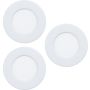 Downlight wpuszczany FUEVA 6-Z 901429 2700_6500k 3x2.8w/led ip44 1020lm od Eglo