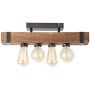Lampa sufitowa Woodhill 93721/76 4x30W/E27 IP20 od Brilliant