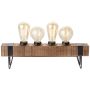 Lampa stołowa Woodhill 93723/76 4x30W/E27 IP20 od Brilliant