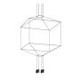 Lampa wisząca FLUSSO 91906 3000K 4x3W/G9 960lmlm IP20 od King Home