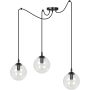 Lampa wisząca GIGI 3 BL TRANSPARENT 936/3 3x40W/E14 IP20 od Emibig