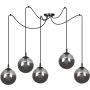 Lampa wisząca GIGI 5 BL GRAFIT 937/5 5x40W/E14 IP20 od Emibig