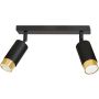 Lampa sufitowa HIRO 2 BL/GOLD 965/2 2x30W/GU10 IP20 od Emibig
