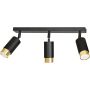 Lampa sufitowa HIRO 3 BL/GOLD 965/3 3x30W/GU10 IP20 od Emibig