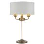 Lampa stołowa Highclere 98932 3x18W E14 IP20 od Endon
