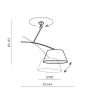 Zawiesie BARCELONA LAMPBODY AZ2288 1x60W/E27 od AZzardo