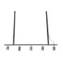 Lampa wisząca BIRAM/CH AZ2638 5x25W/GU10 od AZzardo