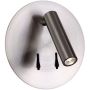 Kinkiet FARO SATIN NICKEL AZ2552 3000K 1x6W+1x3W/LED 420 / 250lm od AZzardo
