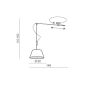 Zawiesie MALAGA LAMPBODY AZ2313 1x60W/E27 od AZzardo