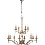 Żyrandol Stanford CA1P12B 12x40W/E14 od Endon