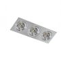 Downlight wpuszczany SIRO 3 ALU AZ0773 3x50W/GU10 ES111 od AZzardo