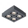Oprawa natynkowa IT8002S4-BK/AL CASEMIRO od Italux