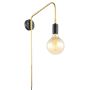 Lampa ścienna MBM3386/1 BK+GD MALENE od Italux