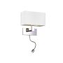 Kinkiet MARTENS AZ1526 3000K 1x60W+1W/LED 85lm od AZzardo