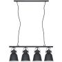 Lampa wisząca Lavare MD-HN82608-4-BK+WH 4x40W/E27 od Italux