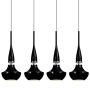 Lampa wisząca TASOS 4 AZ0885 4x25W/E14 od AZzardo