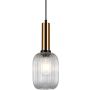 Lampa wisząca Antiola PND-5588-1M-BRO+CL 1x40W/E27 od Italux