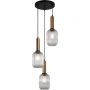 Lampa wisząca Antiola PND-5588-3AM-BRO+CL 3x40W/E27 od Italux