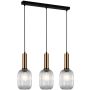 Lampa wisząca Antiola PND-5588-3M-BRO+CL 3x40W/E27 od Italux
